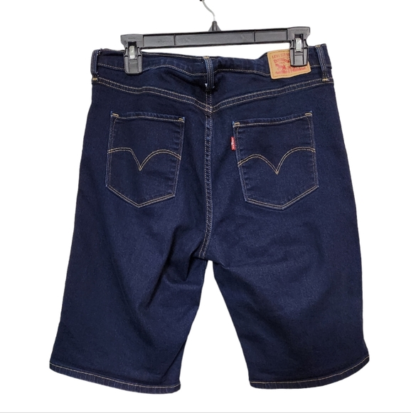 NWOT Levi's Blue Jeans Midrise Shorts - Picture 2 of 3